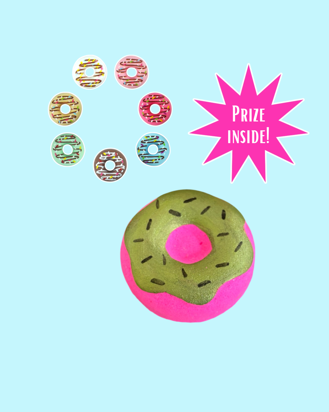 Watermelon Donut Bath Bomb
