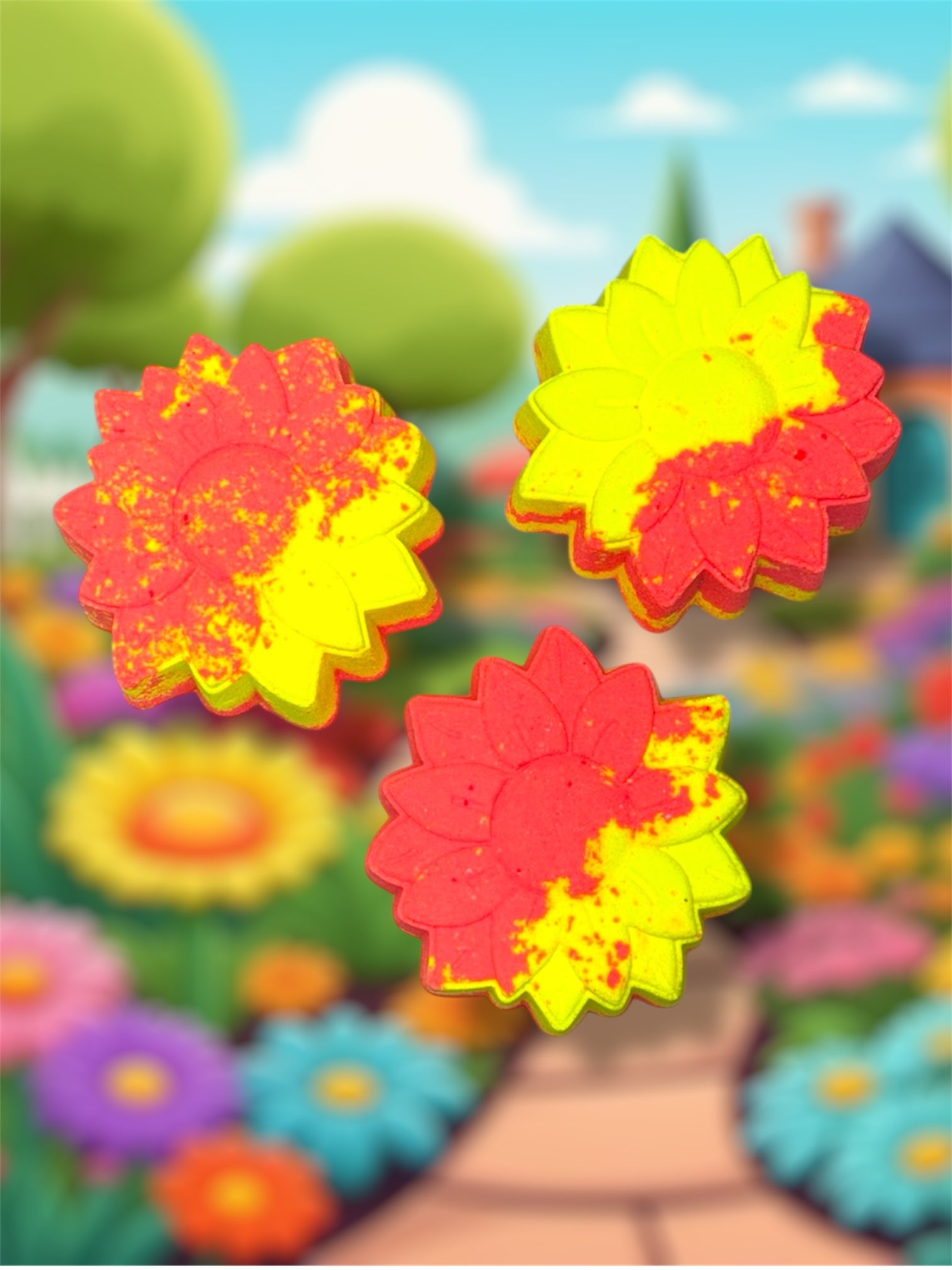 Neon Flower Bath Bomb *prize inside*