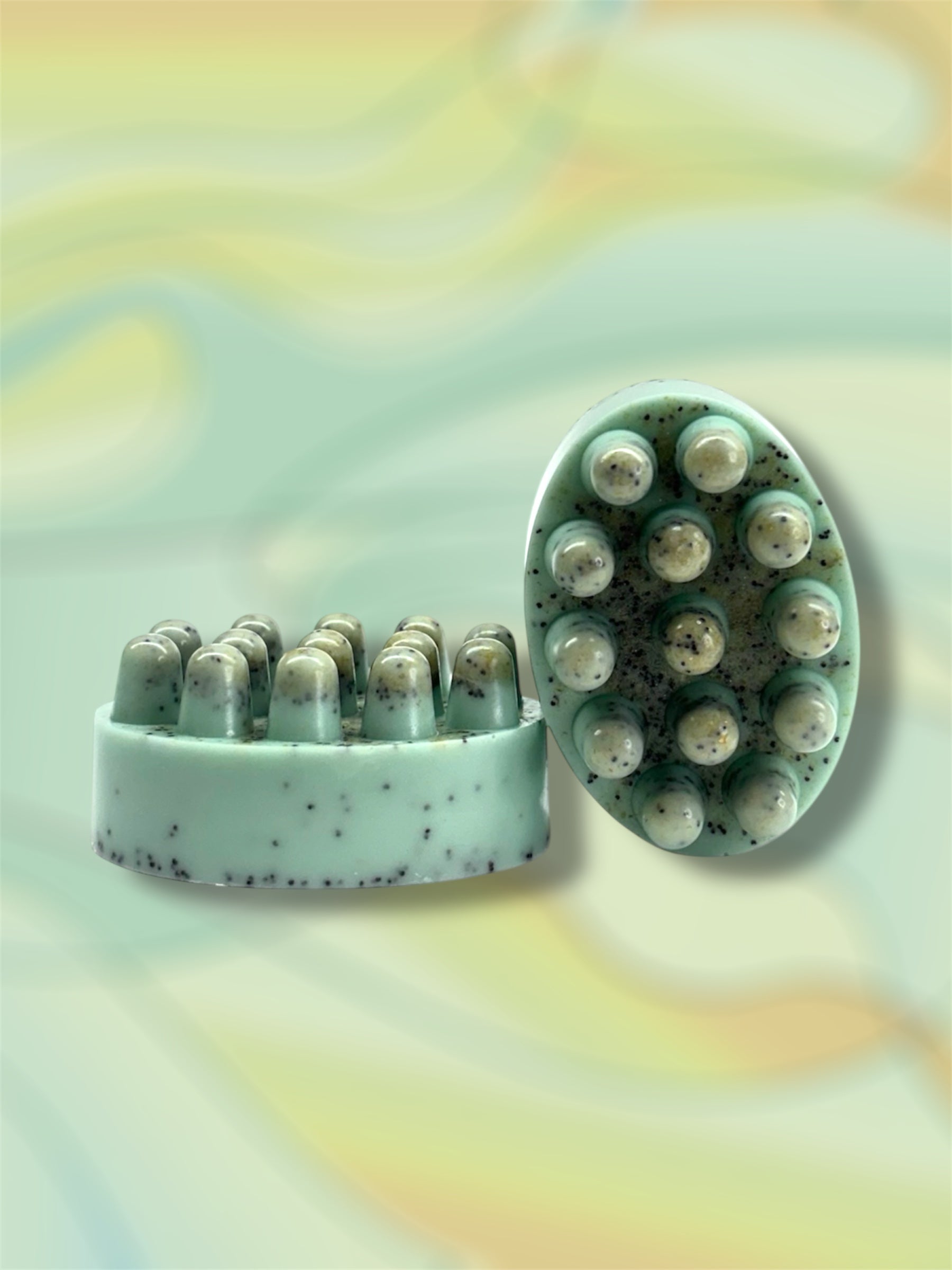 Cucumber Melon Poppy Seed Oatmeal Massage Soap