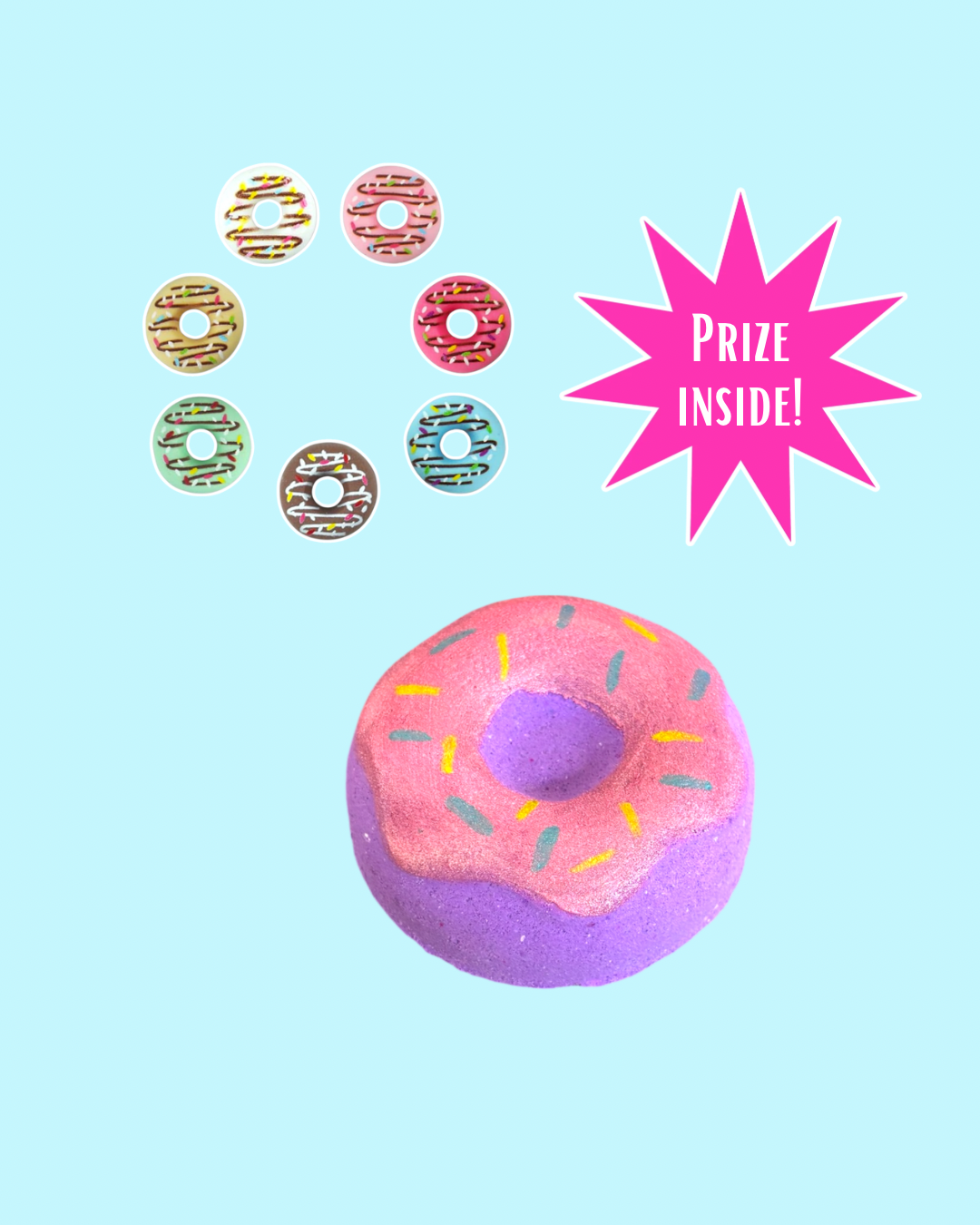 Bubblegum Donut Bath Bomb