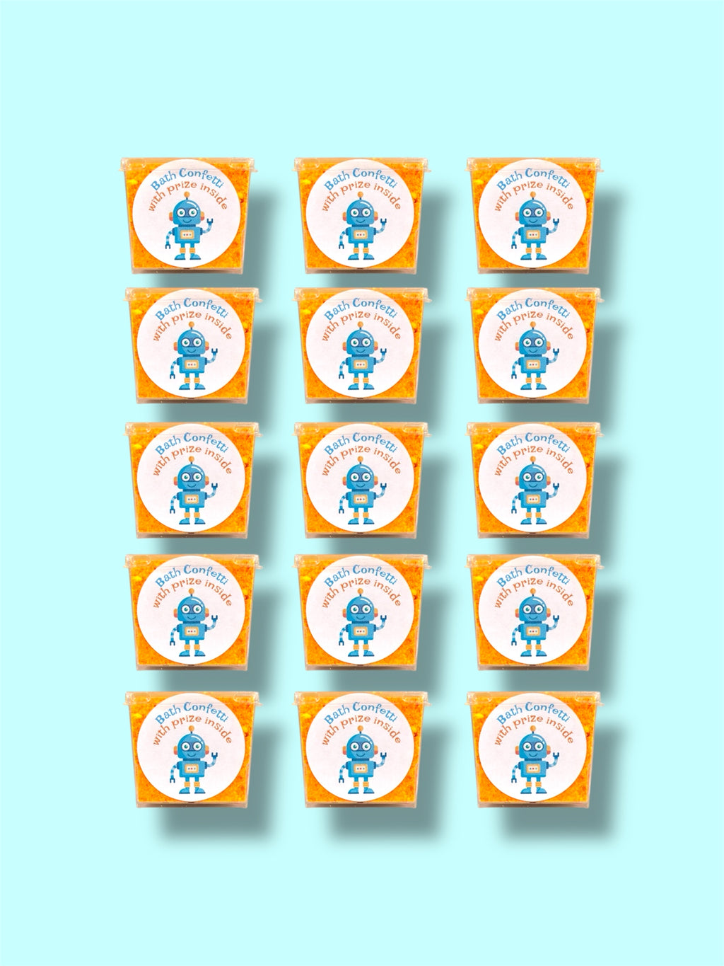 Robot Bath Confetti 15 units