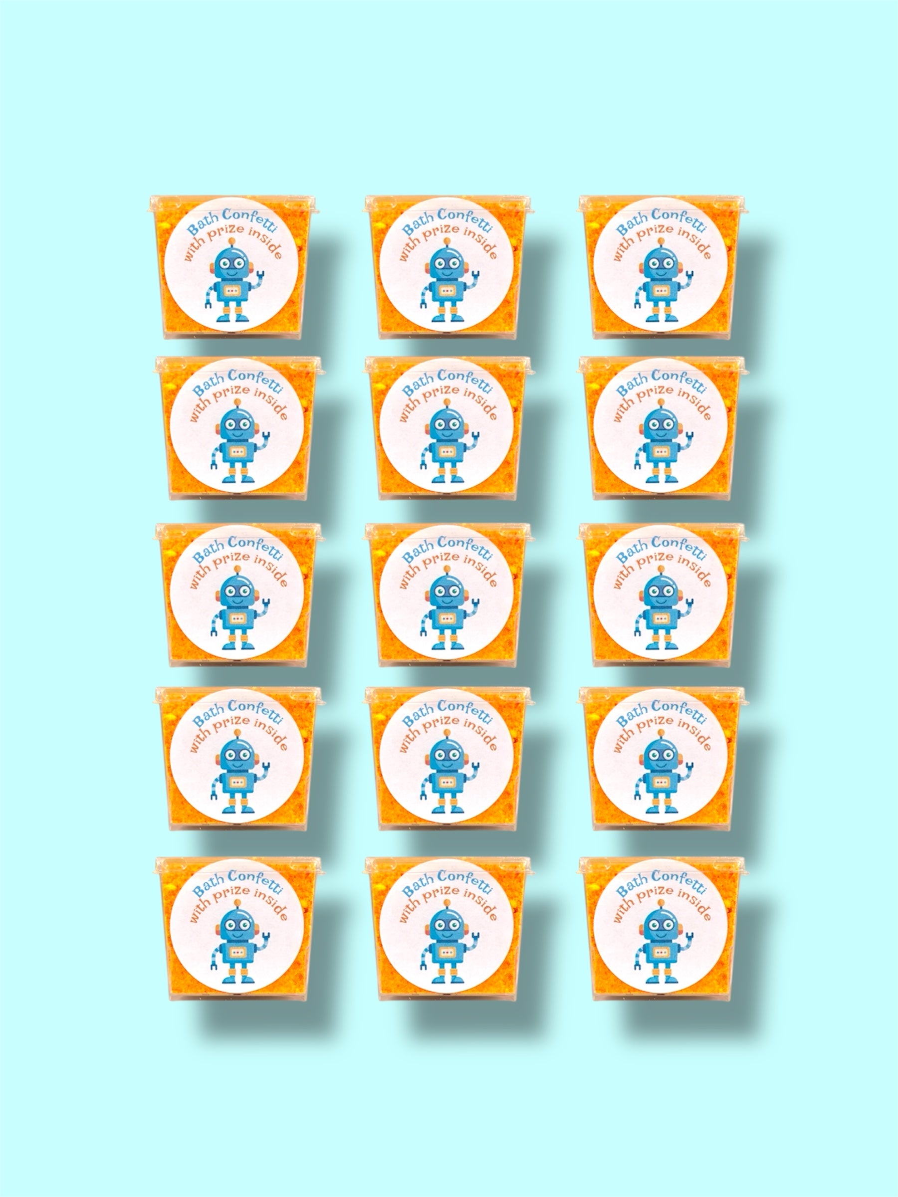Robot Bath Confetti 15 units