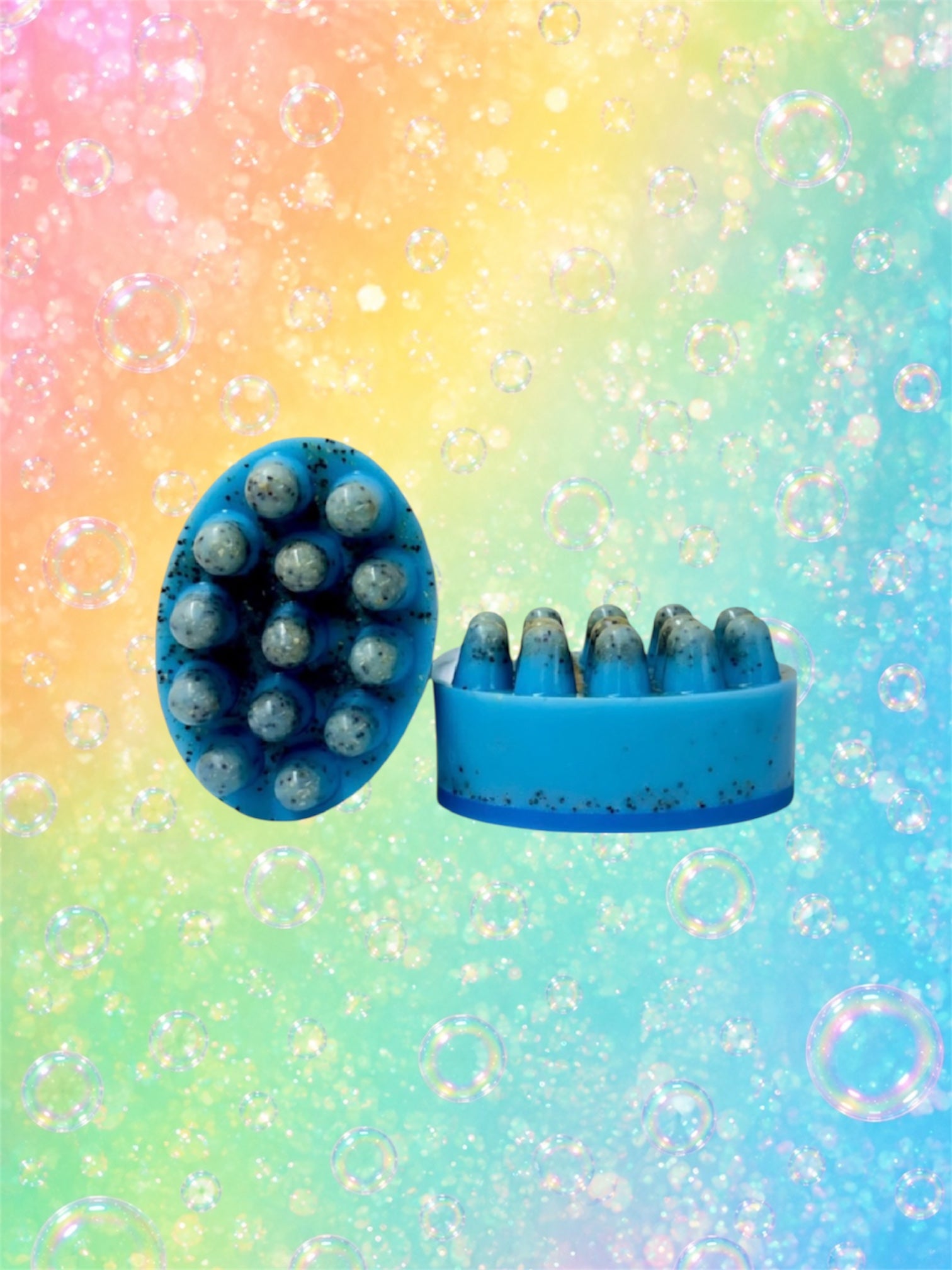 Blueberry Poppy Seed Oatmeal Massage Soap
