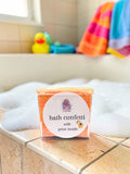 Orange Bath Confetti *toy inside*