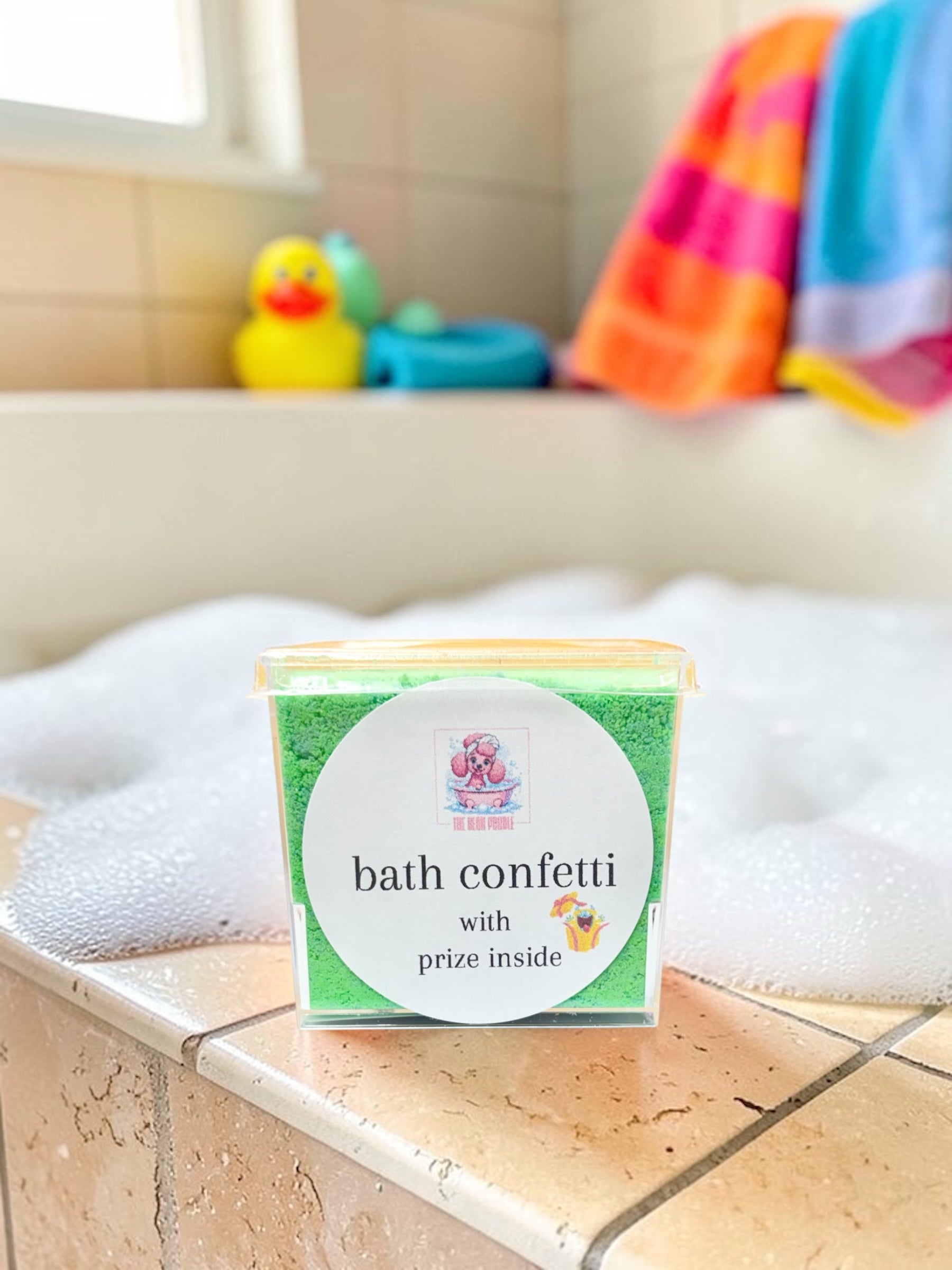 Green Bath Confetti *toy inside*