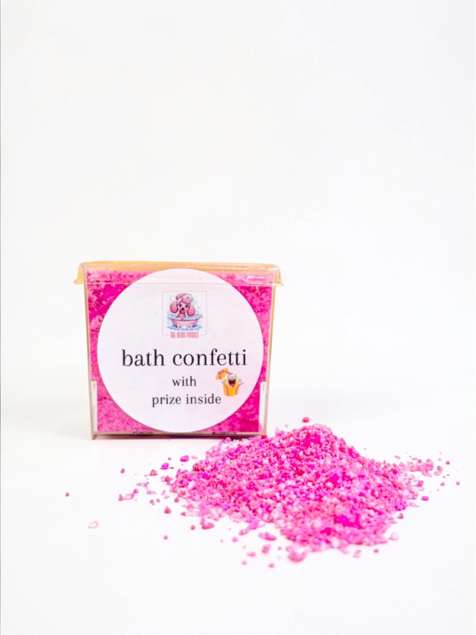 Pink Bath Confetti *toy inside*